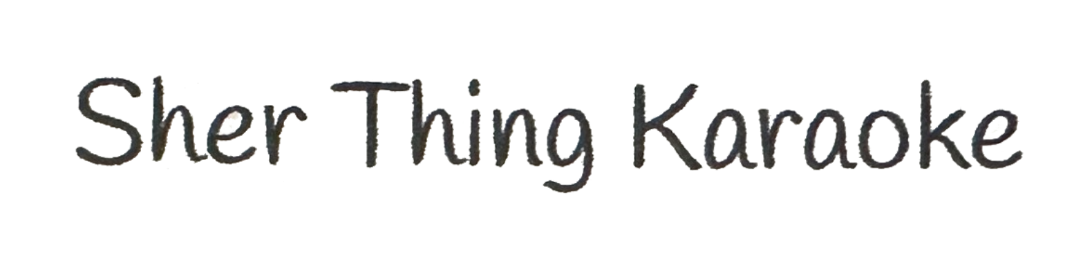 Sher Thing Karaoke logo